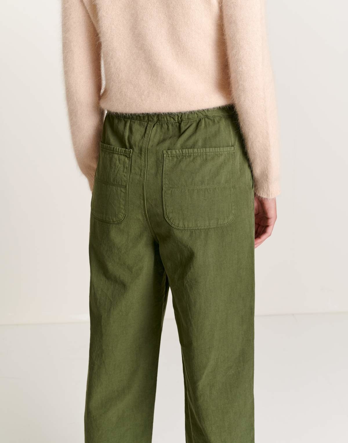 Bellerose Pasop Cropped Pants Army Garmentory