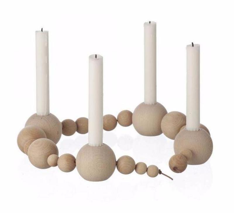 Ferm Living Candle Holder String - Neutral | Garmentory