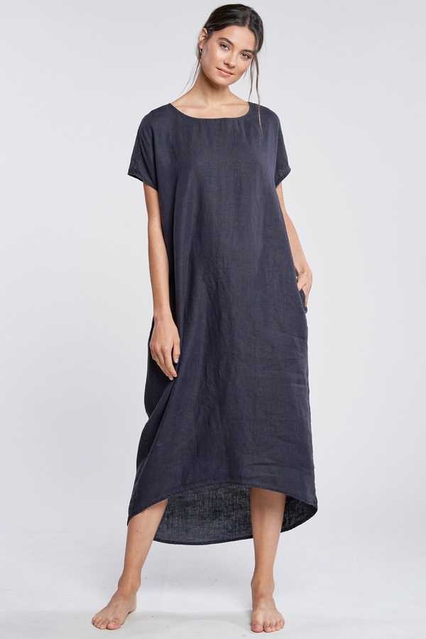 Filosofia Wide Neck Brooke Dress - Ink | Garmentory