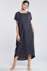 Filosofia Wide Neck Brooke Dress - Ink - Thumbnail 1
