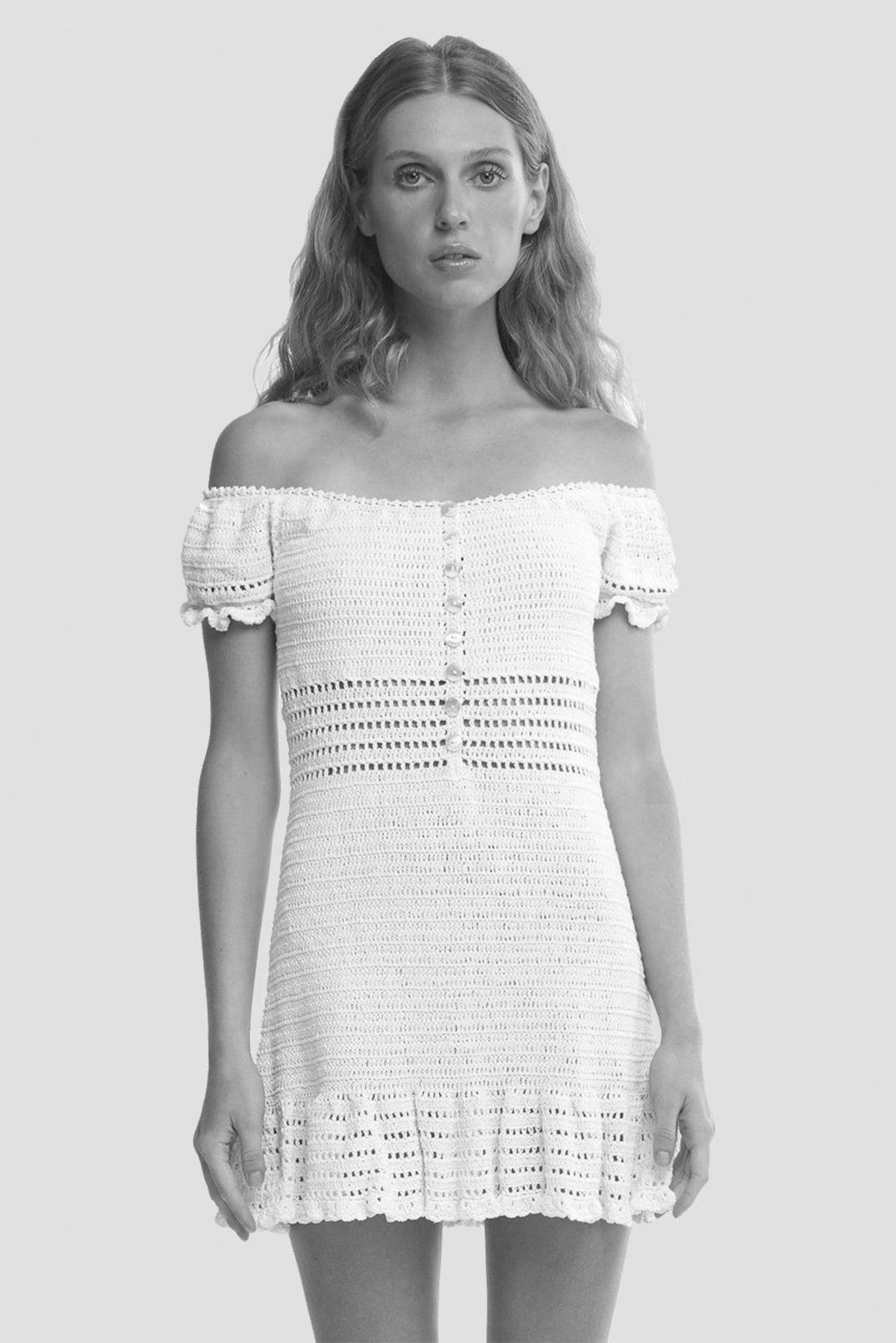 she made me crochet dress SHE MADE ME Inika Crochet Dress