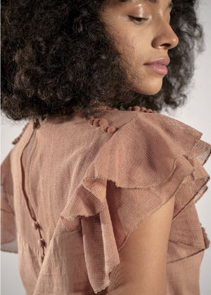 Maria Stanley Finch Blouse - shitake Maria Stanley Finch Blouse - shitake