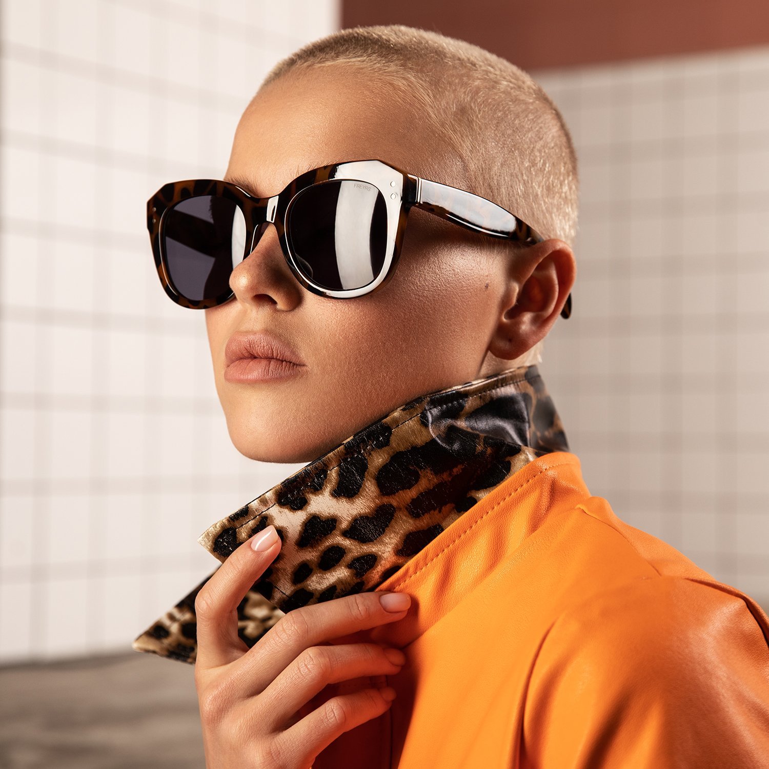 Diff Sweet Peach 95-1 FREYRS Sunglasses Sunshine-ready and styled to perfection ☀️ these Freyrs  main image 4