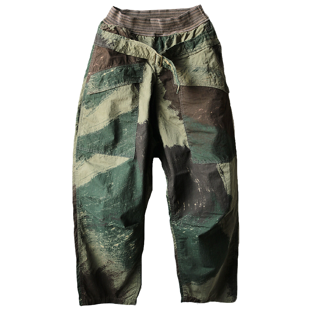 Kapital Ripstop Brush-Camo Aviator Suit Pants - KHAKI