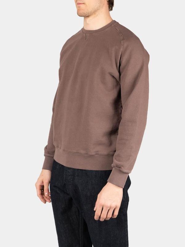 Universal Works Classic Crew Sweatshirt Dry Handle Loopback - Raisin Universal Works Classic Crew Sweatshirt Dry Handle Loopback - Raisin