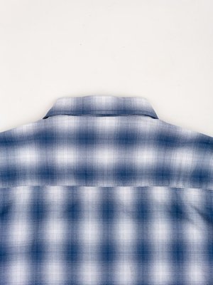Universal Works Garage Shirt II - Navy Pepper Cotton Universal Works Garage Shirt II - Navy Pepper Cotton