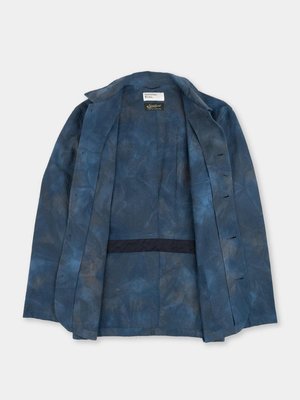Universal Works Norfolk Bakers Jacket Suiting - Blue Space Dye Universal Works Norfolk Bakers Jacket Suiting - Blue Space Dye