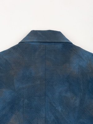 Universal Works Norfolk Bakers Jacket Suiting - Blue Space Dye Universal Works Norfolk Bakers Jacket Suiting - Blue Space Dye