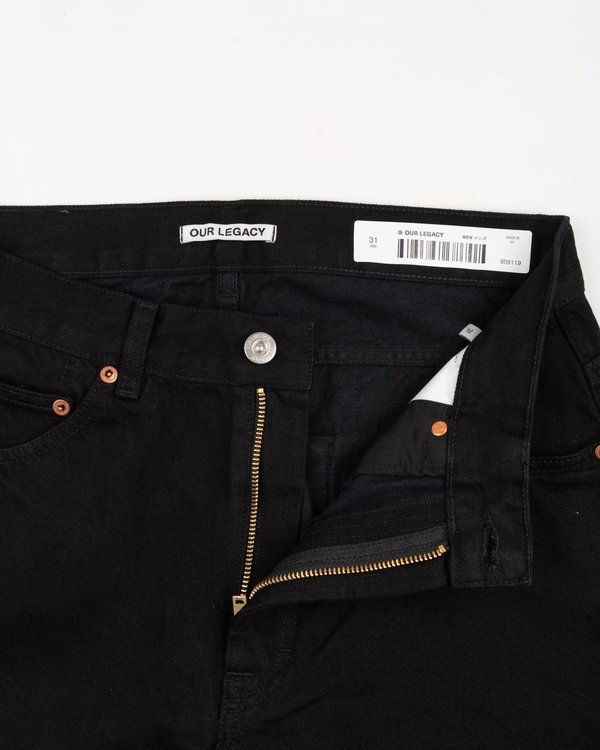 our legacy second cut black selvedge