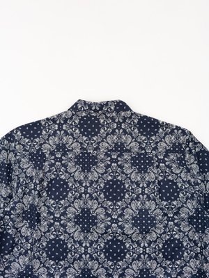 Universal Works Utility SS Shirt - Navy Bandana Cotton Universal Works Utility SS Shirt - Navy Bandana Cotton