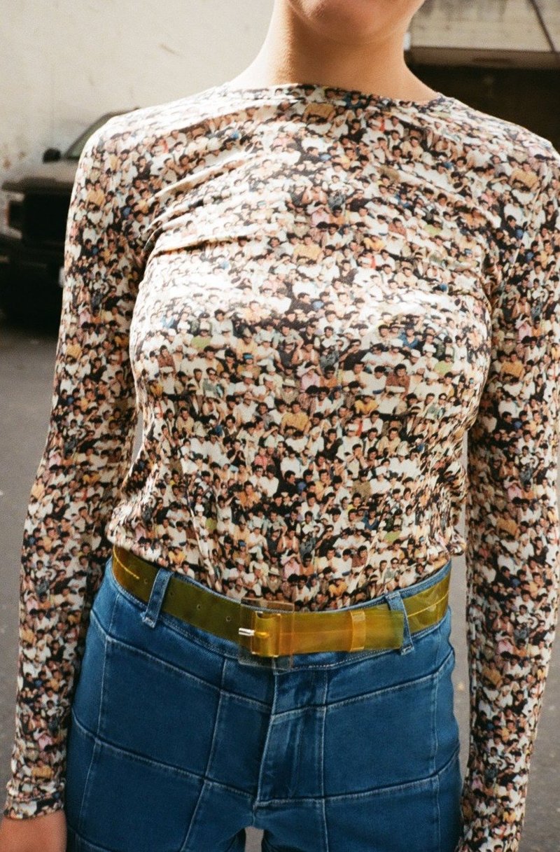トップス PALOMA WOOL SKY PRINT TEE SHIRT DONDE-Cotton t-shirt with PWW print (Paloma Wool Worldwide)