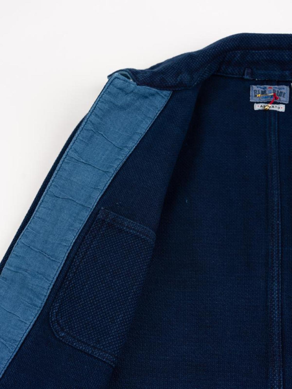 Blue Blue Japan Sashiko Used Washed Coverall Jacket - Image 8 of 9