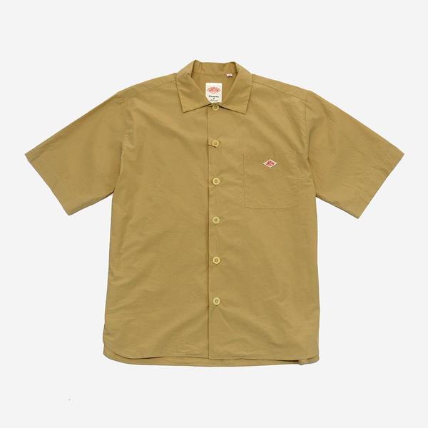 Danton Short-Sleeve Poplin Work Shirt - Tan | Garmentory