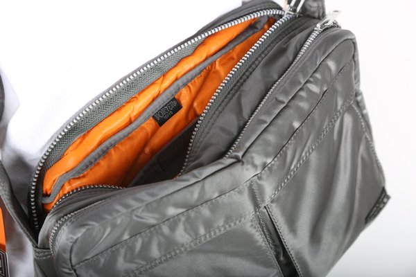 Porter MEDIUM TANKER SHOULDER BAG - SILVER | Garmentory