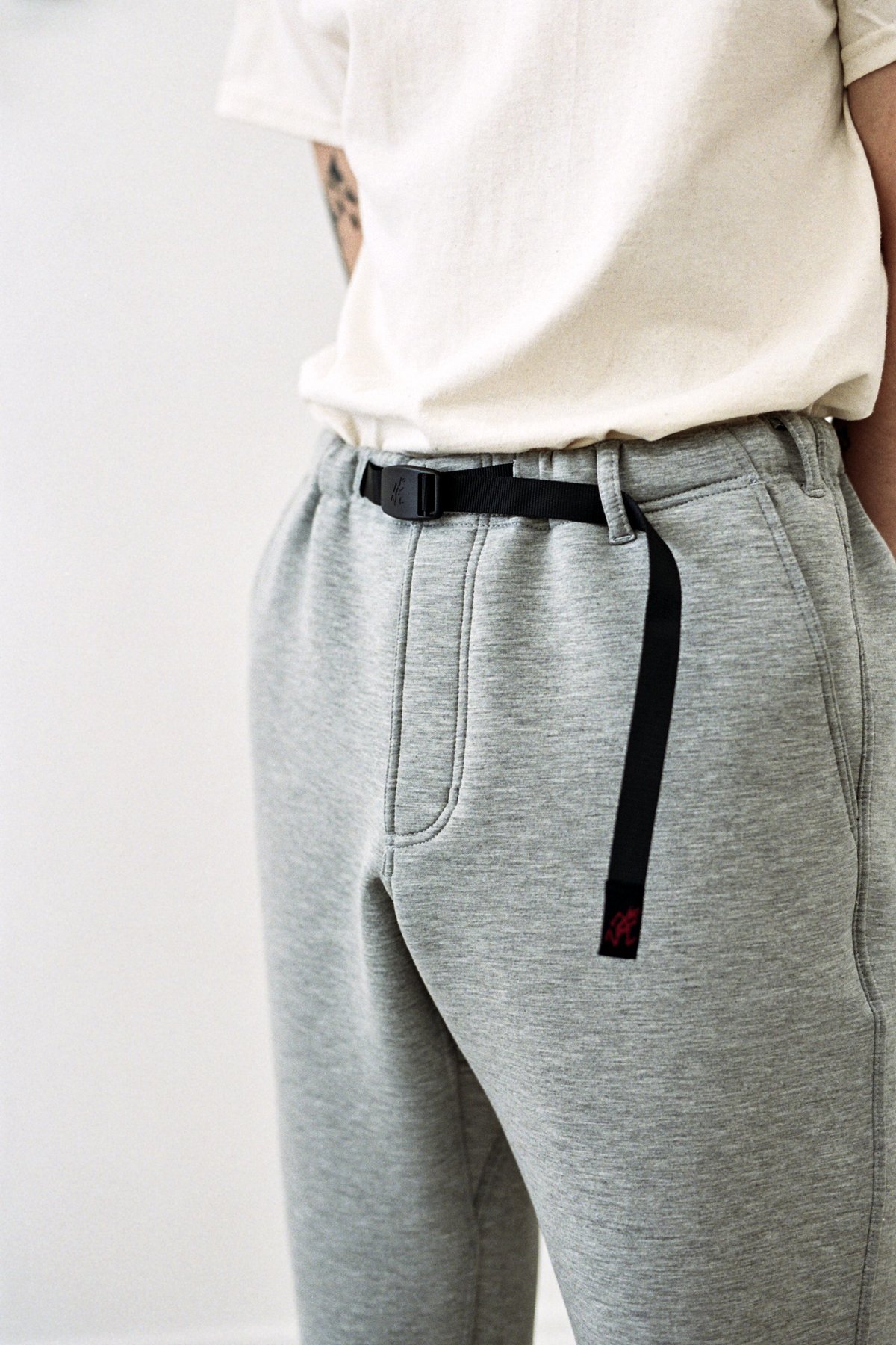 パンツ GRAMICCI COOLMAX KNIT NARROW RIB PANTS M Gramicci Coolmax Knit Narrow Rib Pants - Heather Grey