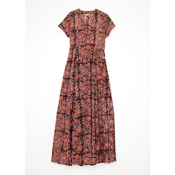 Matta Kheera Kalamkari Dress - Rose Matta Kheera Kalamkari Dress - Rose