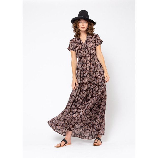 Matta NY Kheera Kalamkari Dress - Thistle Matta NY Kheera Kalamkari Dress - Thistle
