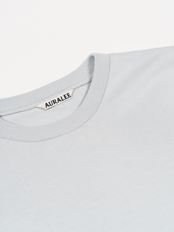 Auralee Luster Plaiting L/S Tee - Light Blue | Garmentory