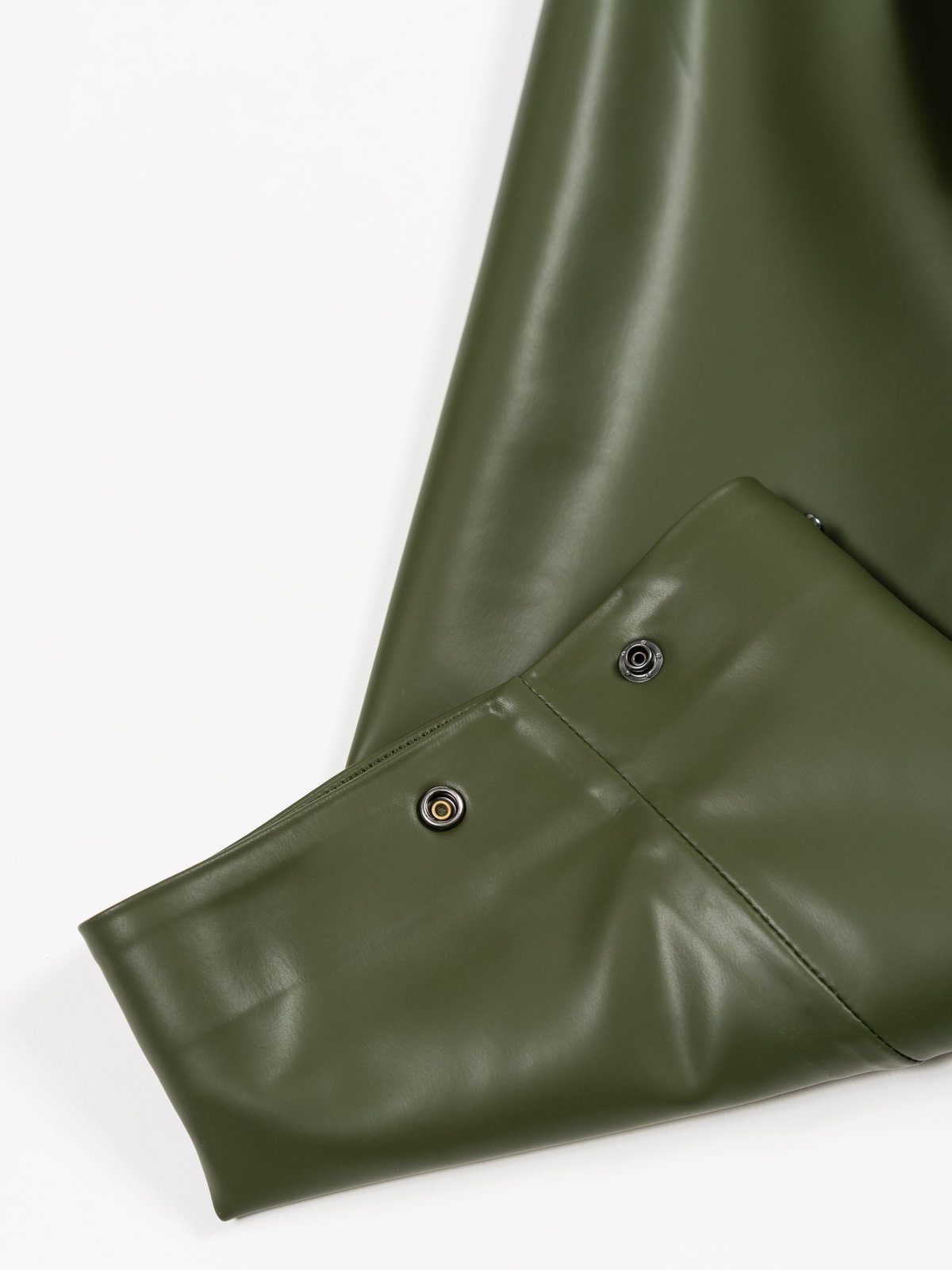 Auralee Soft Rubber Blouzon - Dark Green | Garmentory