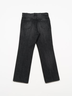 washed hard twist denim wide pants