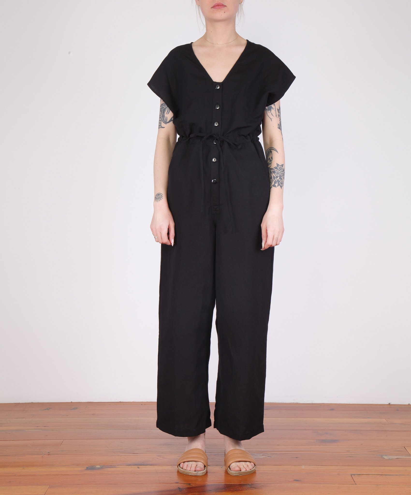 button down jumper dress