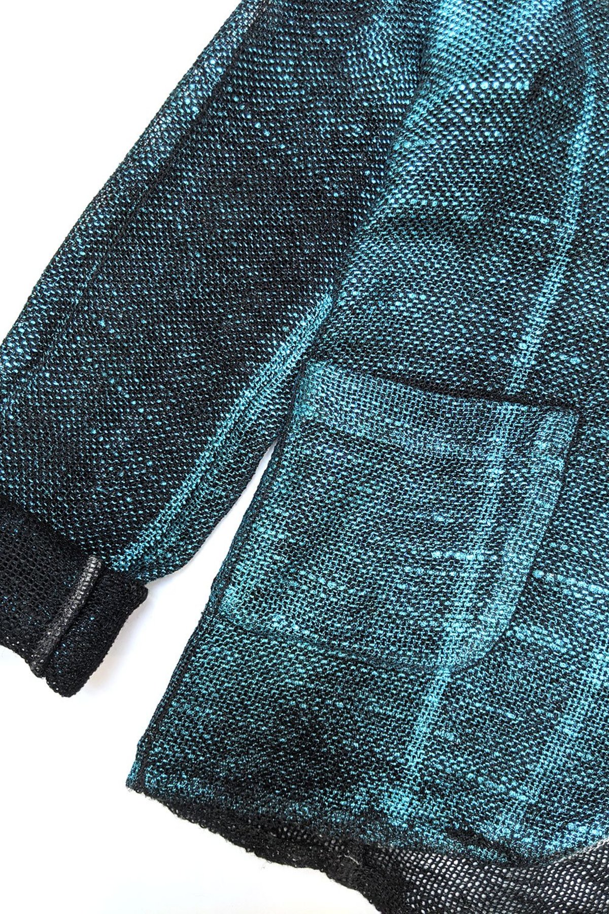 Avant Toi Laminated Jacket - Turquoise  - Image 2 of 2
