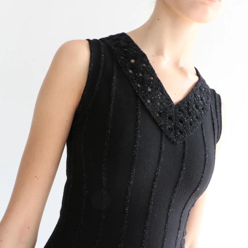 Pre-loved Alaia Fit Flare Mini Dress - Black | Garmentory