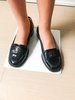 [Pre-loved] Chanel Signature Loafers - Black - Thumbnail 2