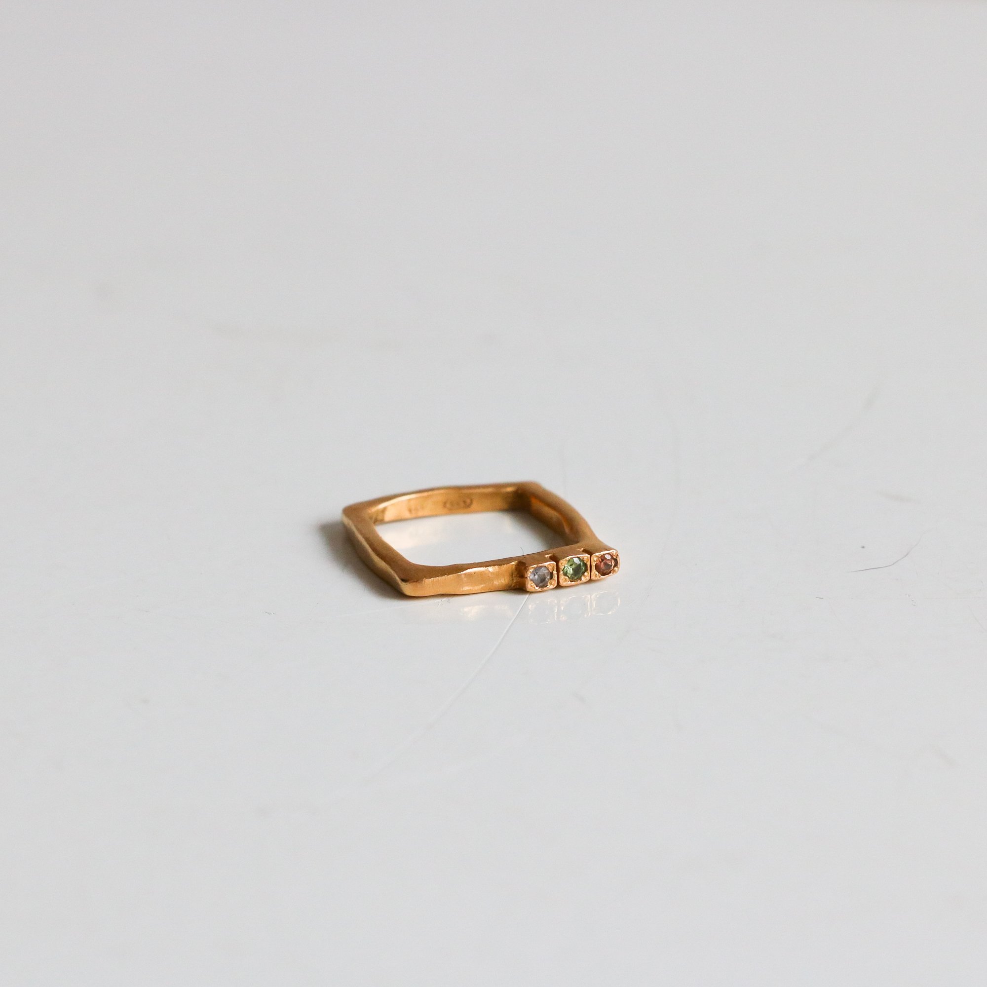 [preloved] Rosa Maria Jewelry Squared Ring 24k gold Garmentory