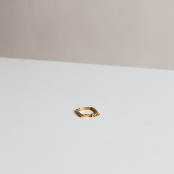 [preloved] Rosa Maria Jewelry Squared Ring 24k gold Garmentory