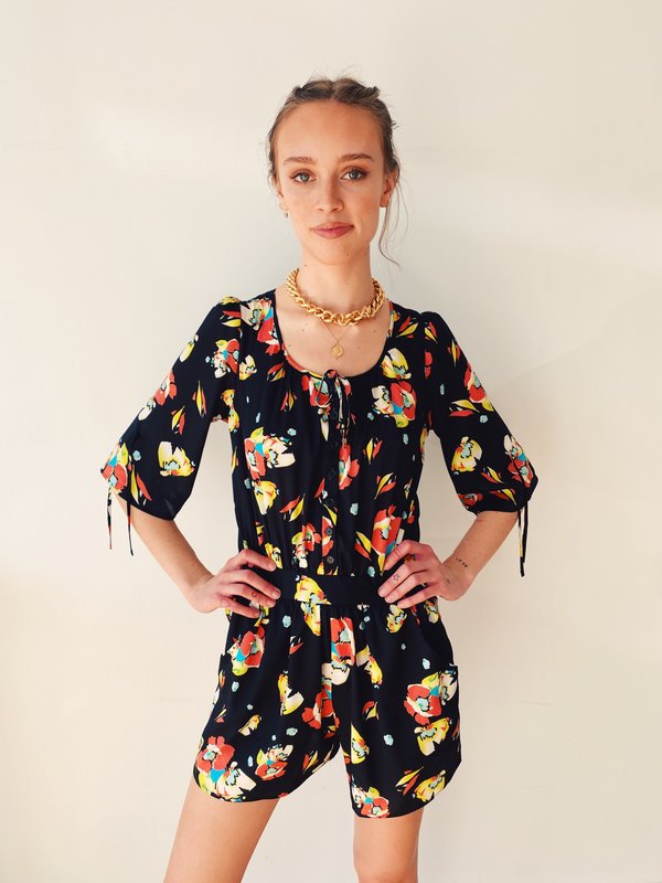 pre-loved] Yumi Kim Floral Romper 