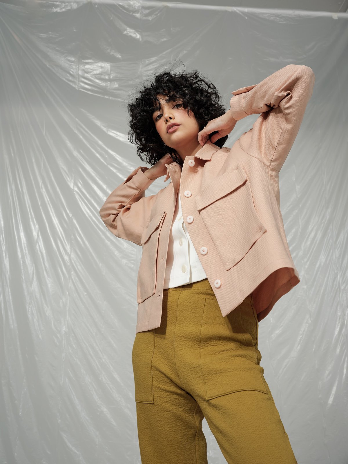 Odeyalo ATLANTIC jacket - peach | Garmentory