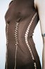 Kepler Yianna Stitch Dress - Brown - Thumbnail 4