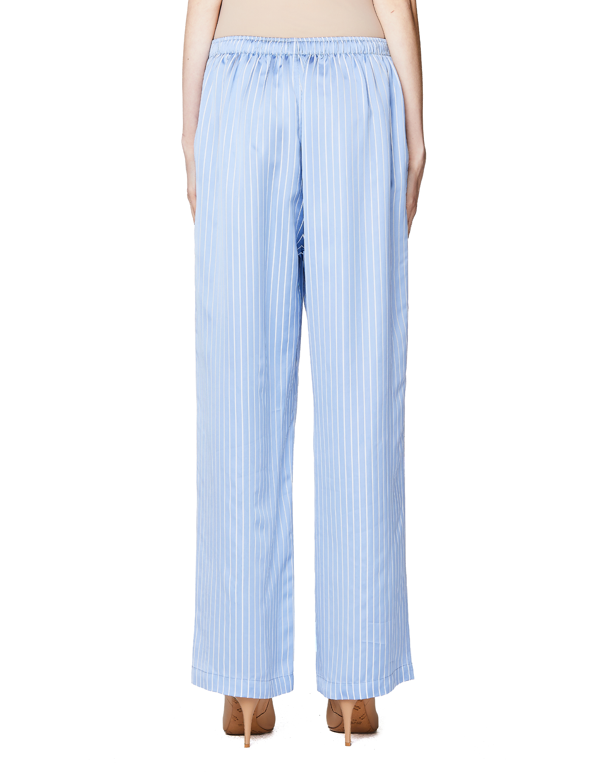 Balenciaga Striped Pajama Pants - Blue | Garmentory