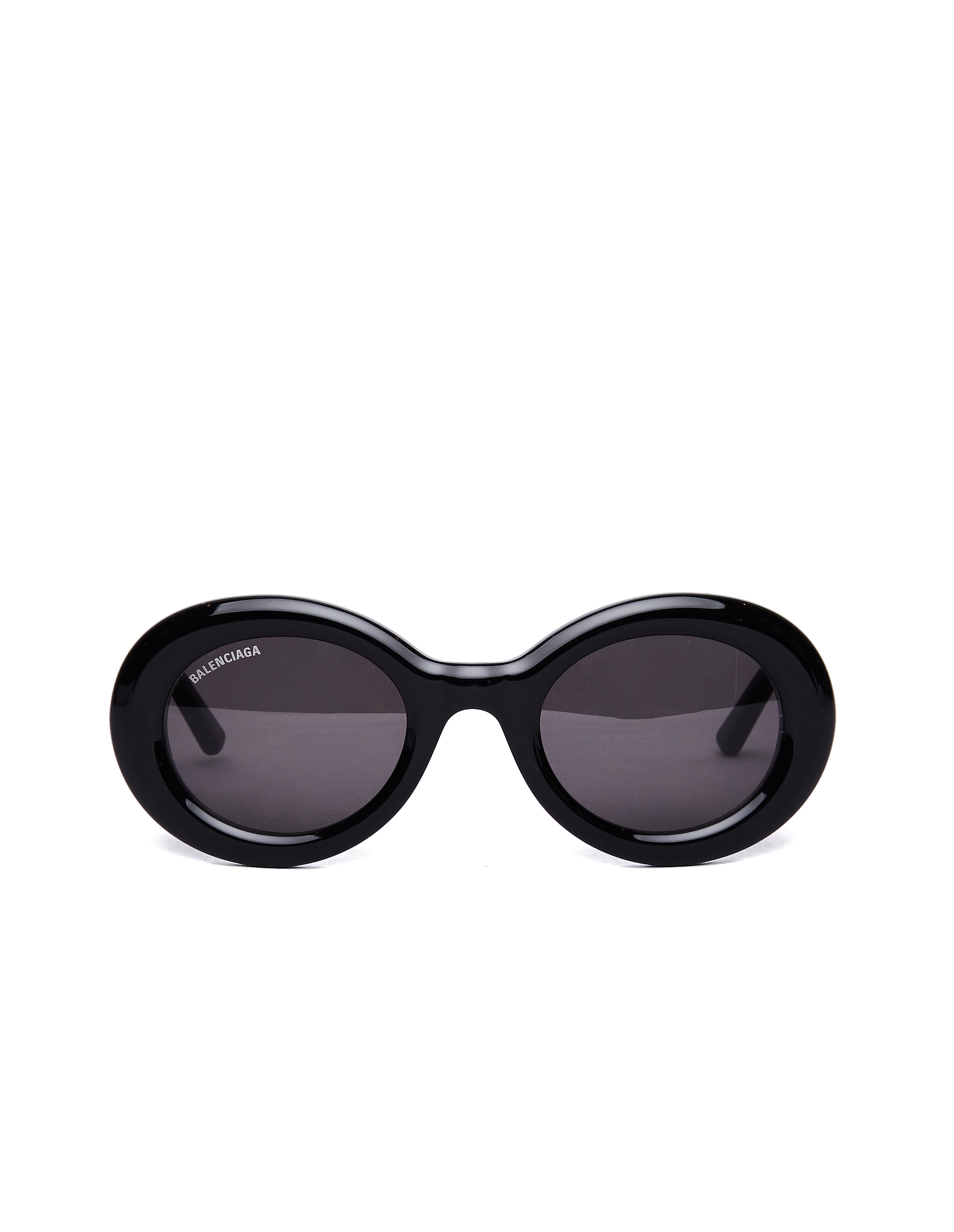 Balenciaga Black Oval Sunglasses Garmentory