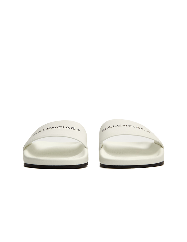 balenciaga slides white