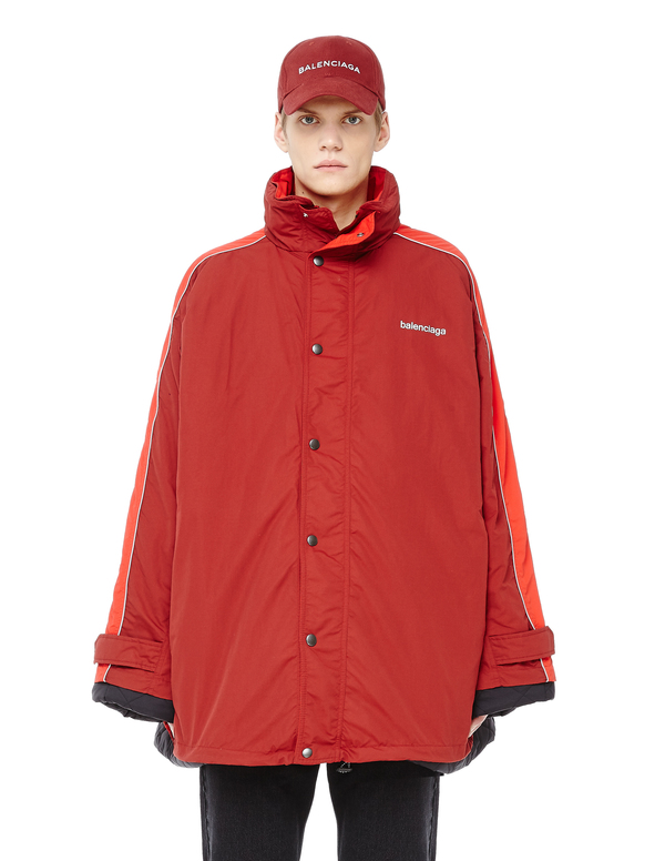 balenciaga jacket womens red