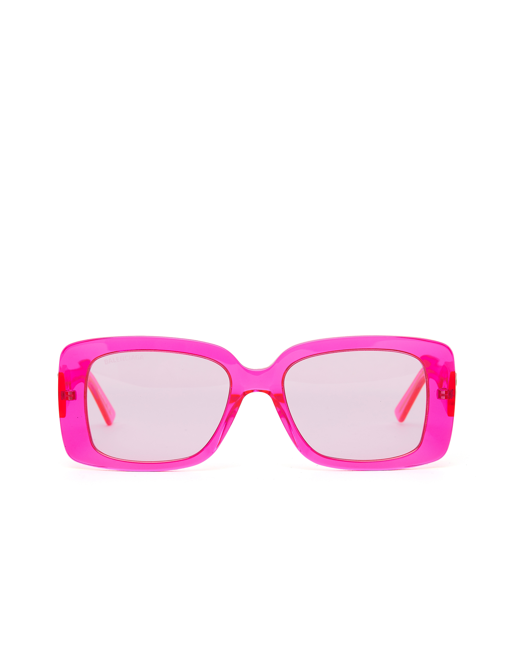 Balenciaga Rectangular Sunglasses Pink Garmentory