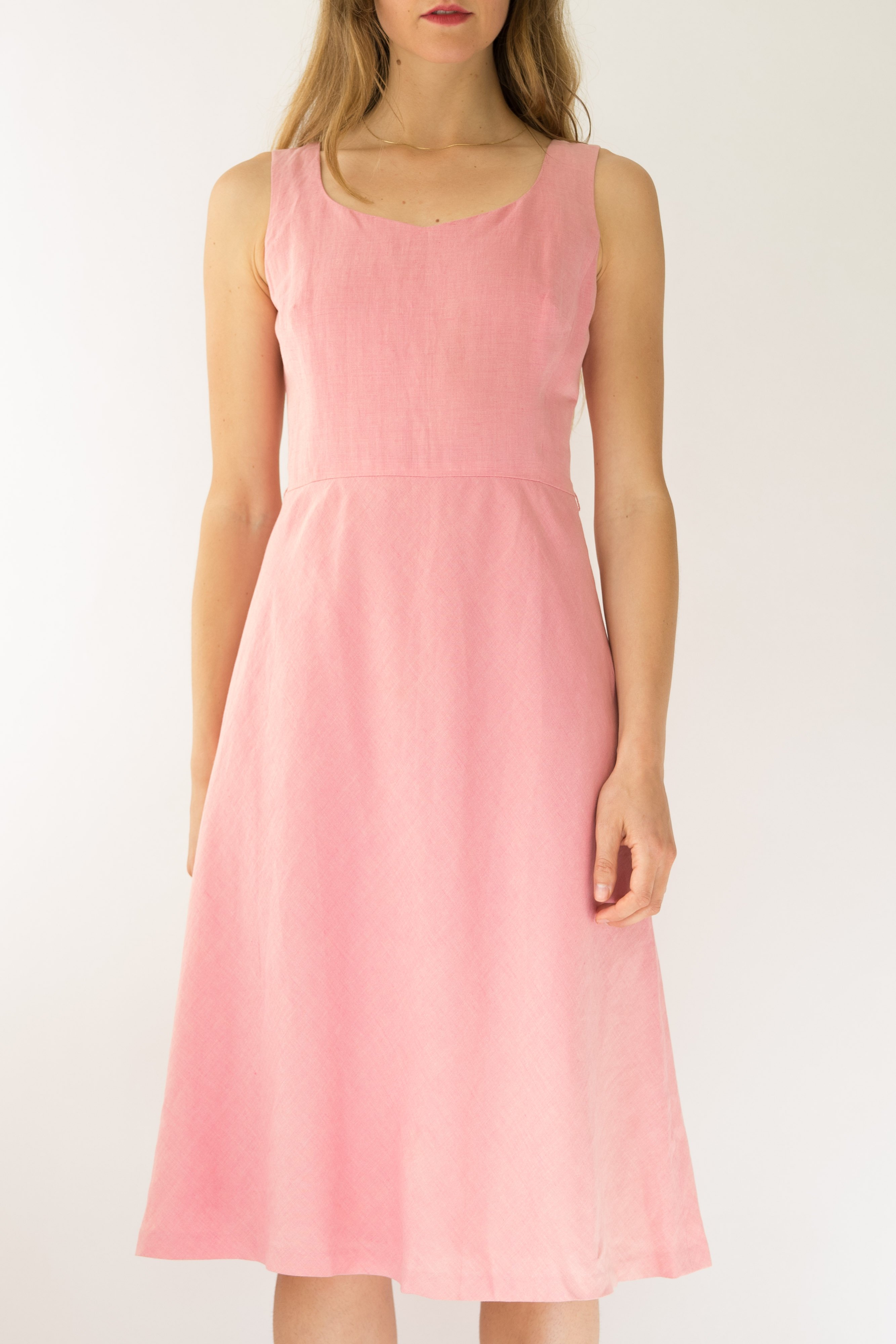 Vintage Linen Dress - Pink | Garmentory