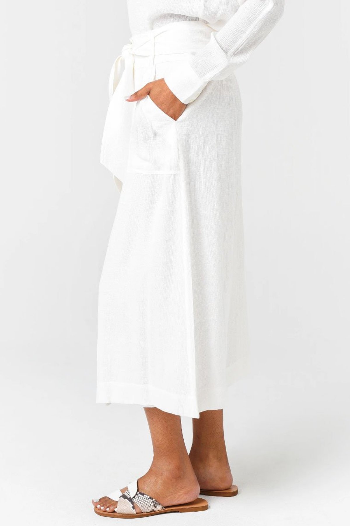 Brochu Walker Carpi Skirt - Salt White - Image 2 of 4