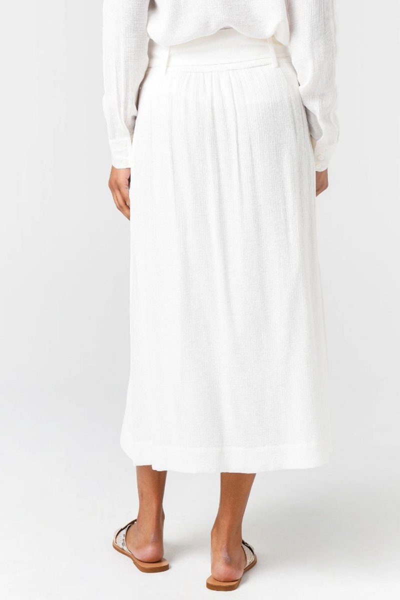 Brochu Walker Carpi Skirt - Salt White
