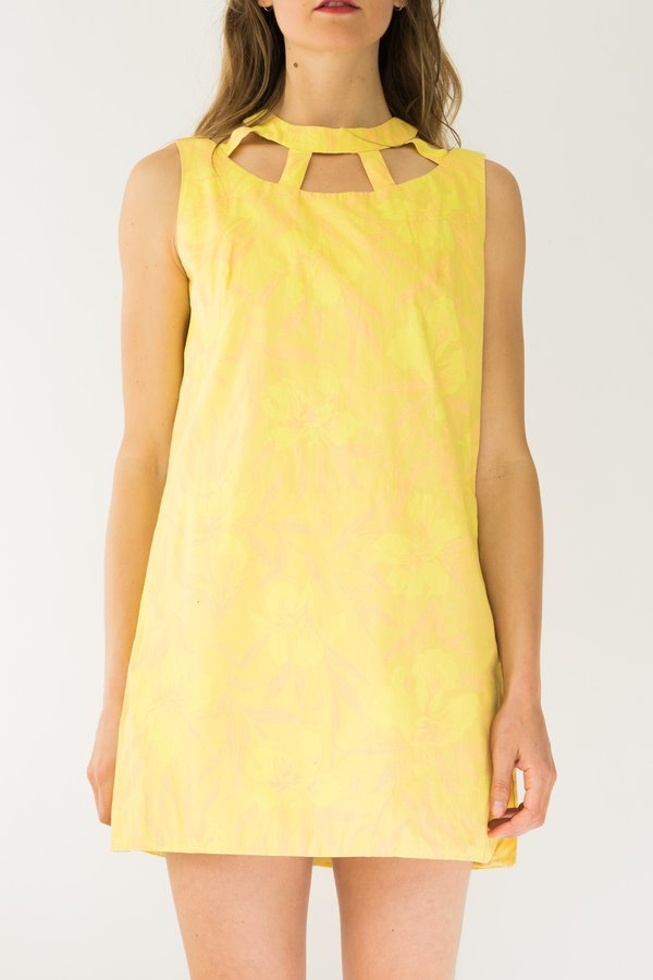 Vintage 60s Floral Romper - Yellow Vintage 60s Floral Romper - Yellow