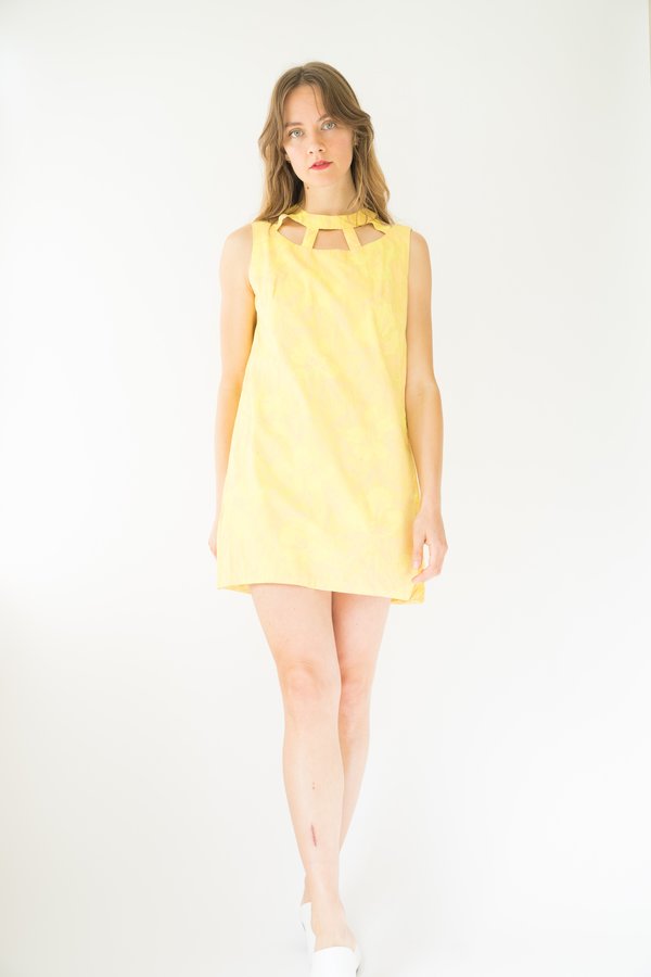 Vintage 60s Floral Romper - Yellow Vintage 60s Floral Romper - Yellow