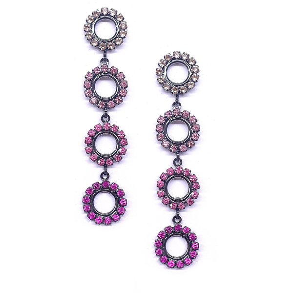 Elizabeth Cole Minka Earrings - Pink Elizabeth Cole Minka Earrings - Pink