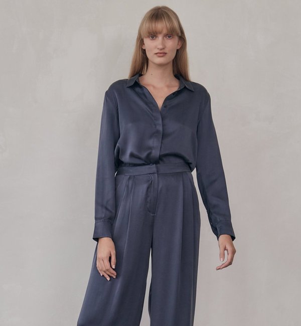 St. Agni silk shirt - bleu St. Agni silk shirt - bleu