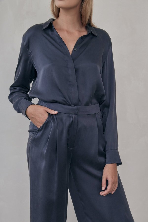 St. Agni silk shirt - bleu St. Agni silk shirt - bleu