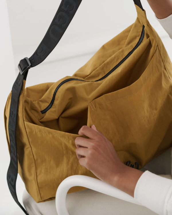 Baggu Travel Sport Messenger Bag Camel Garmentory