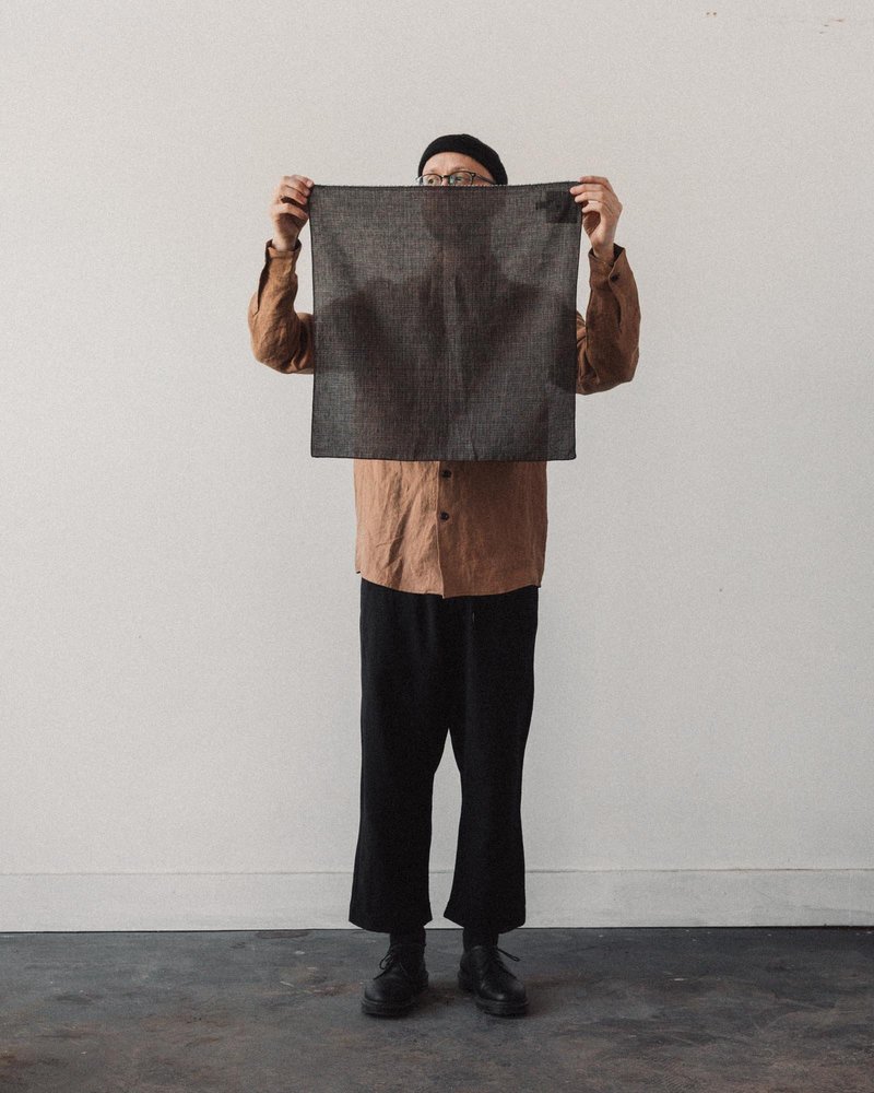 Evan Kinori Bandana, Brown/Cream | Garmentory