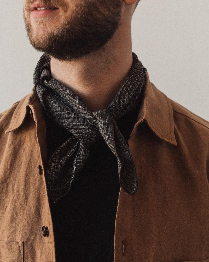 Evan Kinori Bandana, Brown/Cream | Garmentory