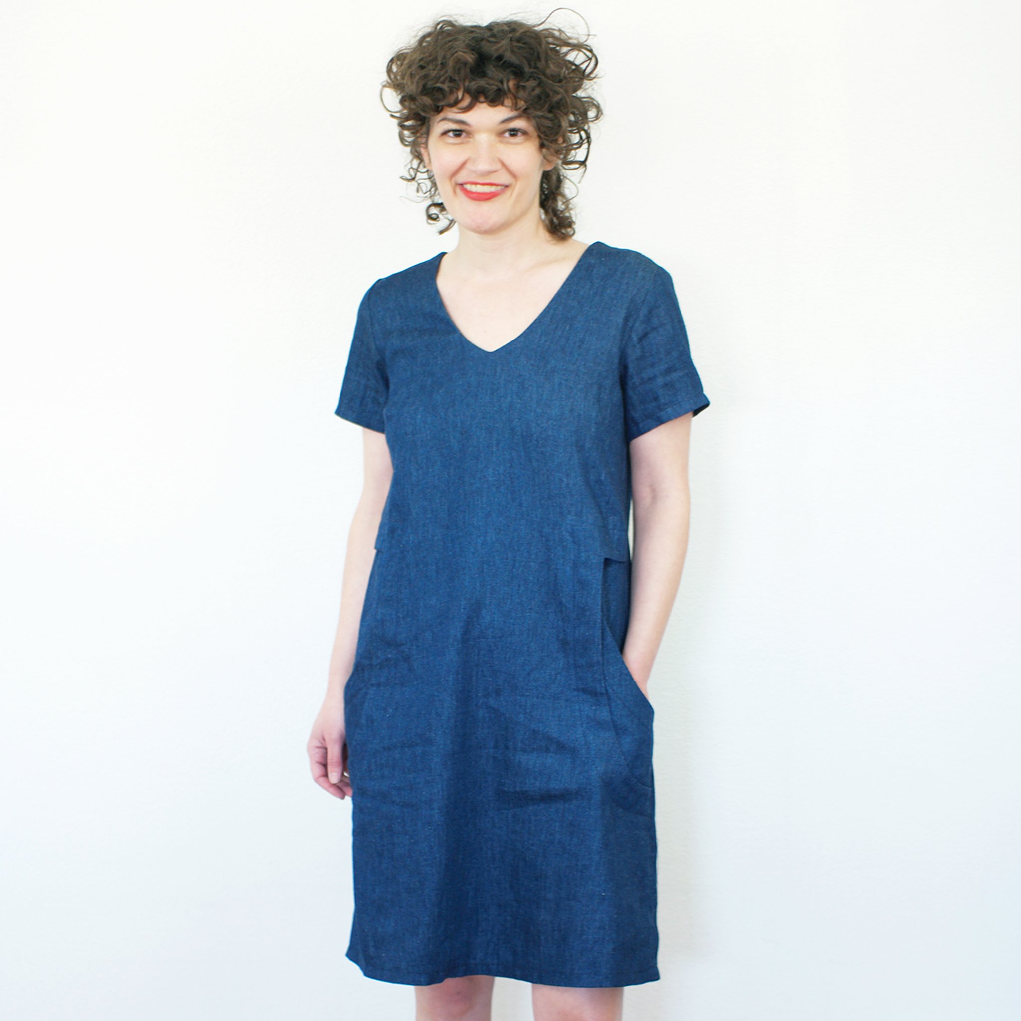 tunic denim dress